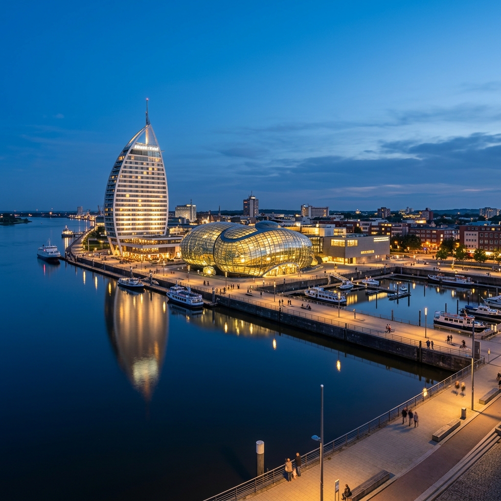 Netzwerk-Lotse Bremerhaven Skyline