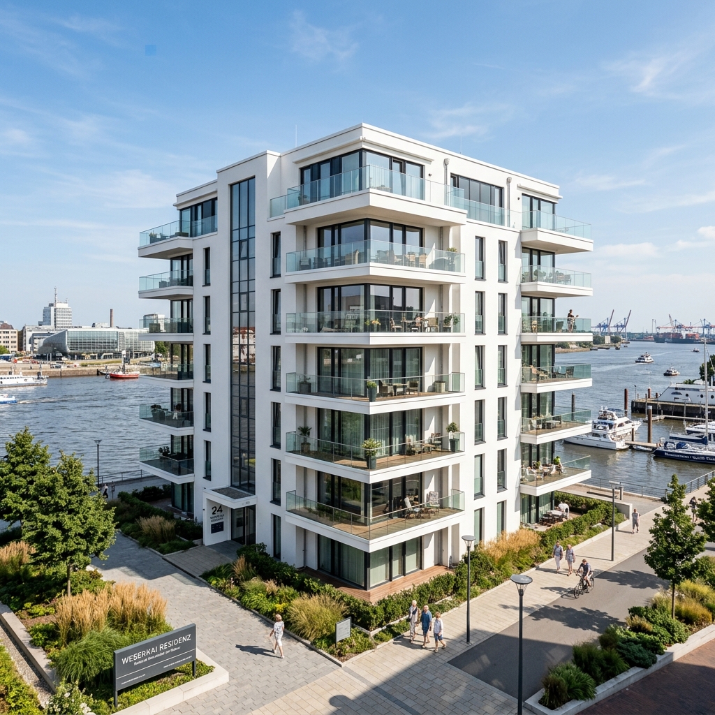 Modernes Wohngebäude in Bremerhaven